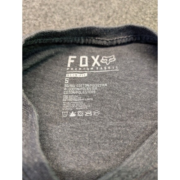 Fox Racing Women's S Y2K Fitted Top Shirt Slim Fit Gray Green Graphic - Picture 3 of 6